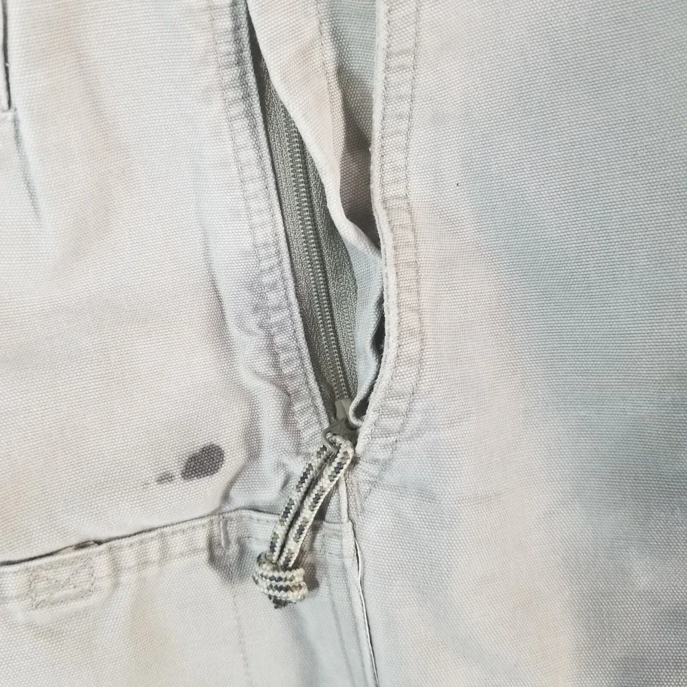 Columbia shorts‎ men's 38 x 7 khaki green cotton outdoor hiking Marine flawed